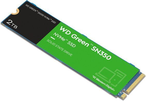 Накопичувач SSD WD M.2 2TB PCIe 3.0 Green SN350 (WDS200T3G0C) [112922]
