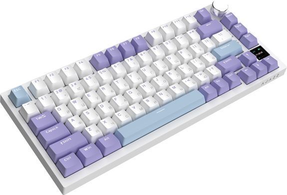 Клавіатура бездротова Ajazz AK820 Pro Gift Switch Purple (AK820PRO-G-PWB) [610662]