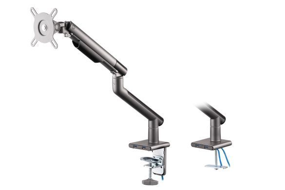 Кріплення монітора настільне 2E Husto 17"- 32" 9кг 2хUSB 3.0 (2EDGEIFUSB) [107009]