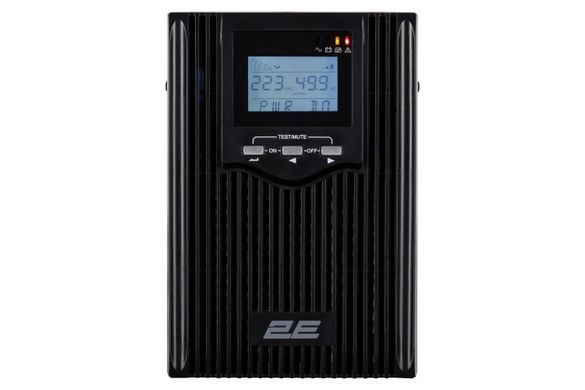 Джерело безперебійного живлення 2E PS500L, 500VA/300W, на зовнішні АКБ 12В, USB, 2xSchuko+1xC13 (2E-PS500L) [103004]