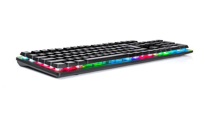 Клавіатура REAL-EL Comfort 7011 Backlit Ukr Black (EL123100043) [605899]