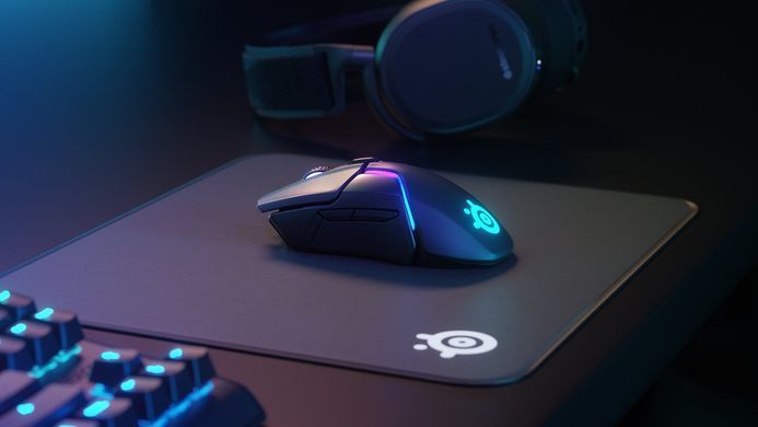 Мишка SteelSeries Rival 650 Wireless, RGB, 12000dpi., 7кн., Dual Sensor, чорна (62456) [401120]