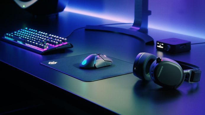 Мишка SteelSeries Rival 650 Wireless, RGB, 12000dpi., 7кн., Dual Sensor, чорна (62456) [401120]