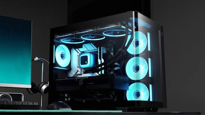 Корпус DeepCool CG530U 4F Black без БЖ (R-CG530U-BKAGA4-G) [618116]