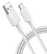 Кабель Anker 322 USB-A to USB-C - 1.8m Nylon White (A81H6H21/A81H6G21) [202007], фото 2