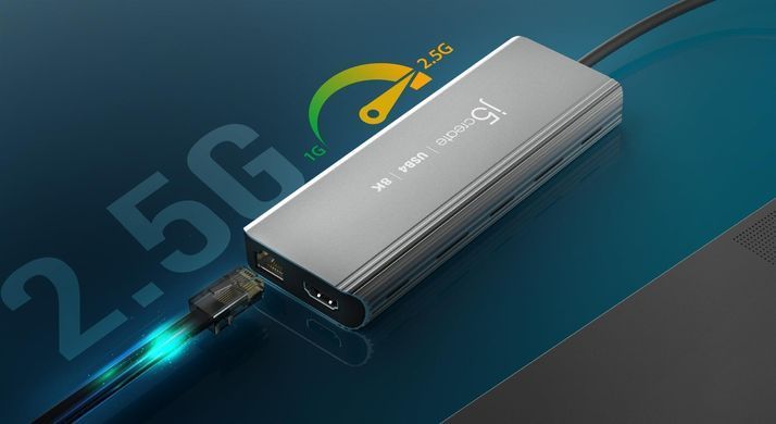 USB-хаб J5create USB-C 6-в-1 Grey (JCD403-N) [618226]