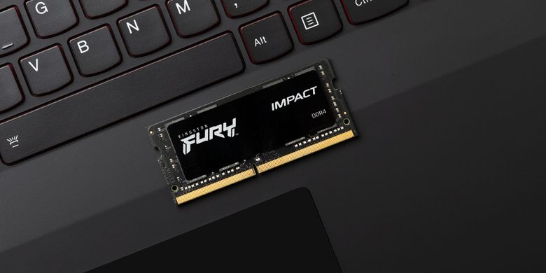Пам'ять ноутбука Kingston DDR4 32GB KIT (16GBx2) 3200 FURY Impact (KF432S20IBK2/32)