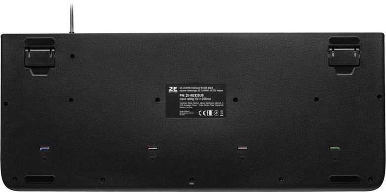Клавіатура 2E Gaming KG325UB LED Ukr Black (2E-KG325UB) [611541]