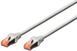 Патч-корд DIGITUS CAT 6 S-FTP, 0.5м, AWG 27/7, LSZH, сірий (DK-1644-005) [109714], фото 1