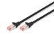 Патч-корд DIGITUS CAT 6 S-FTP, 0.5м, AWG 27/7, LSZH, чорний (DK-1644-005/BL) [109802], фото 2