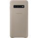 Чохол-накладка Samsung Leather Cover для Samsung Galaxy S10 SM-G973 Gray (EF-VG973LJEGRU) [614826], фото 5