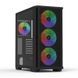 Корпус Zalman Z10 Plus без БЖ, 2xUSB3.0, 1xUSB Type-C, 3x140мм ARGB, 1x120мм ARGB, VGA 395мм, LCS ready, TG Side Panel, EATX, чорний (Z10PLUS) [109643], фото 2