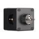 Адаптер мережевий 2E 3xТипF, 16A, 2xUSB-A, 1x USB-C фільтр, чорний (2E-AD431BK) [111826], фото 4