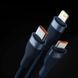 Кабель Baseus Flash Series Ⅱ One-for-three Fast Charging Data Cable USB to M+L+C 100W 1.2m Blue (CASS030003) [802631], фото 9