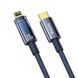 Кабель Baseus Explorer Series Auto Power-Off Fast Charging Data Cable Type-C to IP 20W 1m Blue (CATS000003) [802581], фото 3