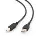 Кабель Cablexpert USB - USB Type-B (M/M), 1.8 м, преміум, Black (CCBP-USB2-AMBM-6) [603839], фото 1