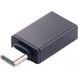 Адаптер Dengos OTG USB-USB Type-C Black (ADP-009) [603719], фото 1