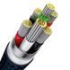 Кабель Baseus Flash Series Ⅱ One-for-three Fast Charging Data Cable USB to M+L+C 100W 1.2m Blue (CASS030003) [802631], фото 6