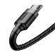 Кабель Baseus cafule Cable USB For Micro 2.4A 0.5M Gray+Black (CAMKLF- AG1) [805488], фото 6