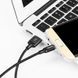 Кабель HOCO X14 USB to Micro 2A, 2m, nylon, aluminum connectors, Black (6957531062905) [805472], фото 4