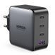 Зарядний пристрій 4xUSB 100W (3хUSB-C+USB-A) Gan сірий CD226 + Cable 100W, 1.5м, Ugreen (90575) [402107], фото 1