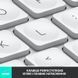 Клавіатура бездротова Logitech MX Keys Mini Wireless Illuminated UA Pale Gray (920-010499) [605928], фото 2
