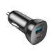 Автомобільний зарядний пристрій Choetech (1USB Type C; 1USB) 38W PD3.0 QC3.0 Black (TC0005) [603171], фото 1