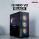 Корпус Zalman I3 Neo V2 без БЖ, 2xUSB3.0, 1x Type C, 4x120мм RGB, VGA 400мм, LCS ready, TG Side Panel, ATX, чорний (I3NEOV2BLACK) [112537], фото 3