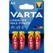Батарейка Varta Longlife Max Power AA/LR06 BL 4 шт (Varta 4706 101 404) [617366], фото 1