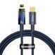 Кабель Baseus Explorer Series Auto Power-Off Fast Charging Data Cable Type-C to IP 20W 1m Blue (CATS000003) [802581], фото 1