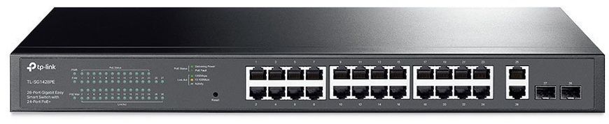 Комутатор TP-LINK TL-SG1428PE 24xGE (24xPoE) 2xSFP (TL-SG1428PE)