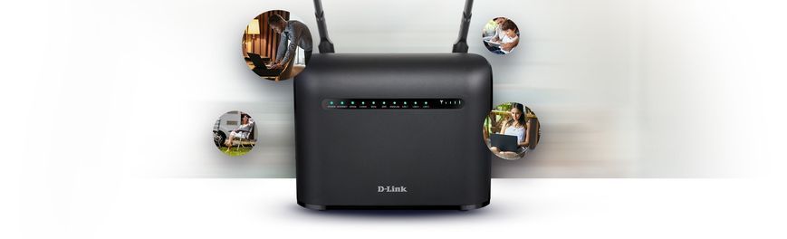 Маршрутизатор D-Link AC1200, 4G/LTE, 4xGE LAN, 1xGE WAN, Слот для SIM-картки (DWR-953V2) [104565]