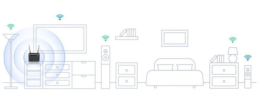 Маршрутизатор D-Link AC1200, 4G/LTE, 4xGE LAN, 1xGE WAN, Слот для SIM-картки (DWR-953V2) [104565]