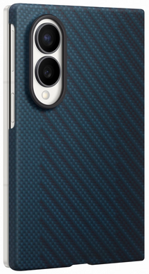 Чохол Samsung Fold 8 Wide Carbon Magnet Case Dark Blue (EF-KF971SNEGUA) [204747]