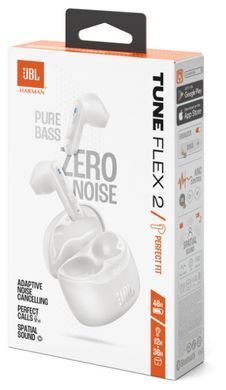 Гарнітура JBL TUNE FLEX 2 White (JBLTFLEX2WHT) [201404]