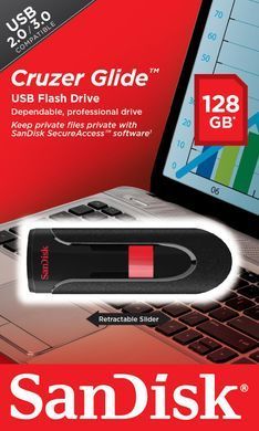Флеш-пам'ять (накопичувач USB) USB2 128GB SANDISK (SDCZ60-128G-B35) [501280]