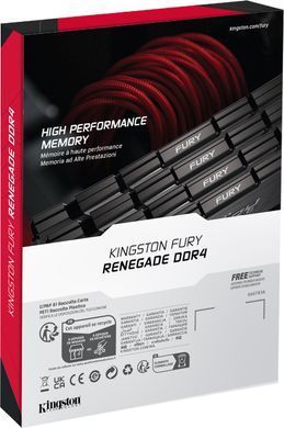 Пам'ять ПК Kingston DDR4 8GB 3200 FURY Renegade (KF432C16RB2/8) [13844]