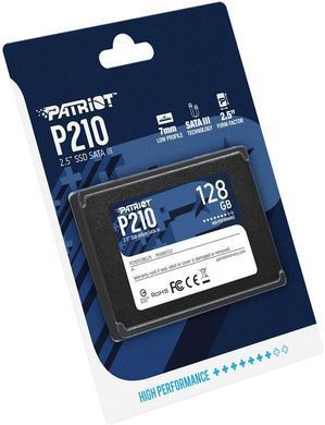 Накопичувач SSD 128GB Patriot P210 2.5" SATAIII TLC (P210S128G25) [608097]