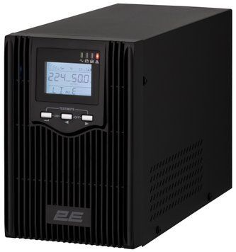 Джерело безперебійного живлення 2E PS1000L, 1000VA/800W, на зовнішні АКБ 2*12В, USB, 2xSchuko+1xC13 (2E-PS1000L) [103005]