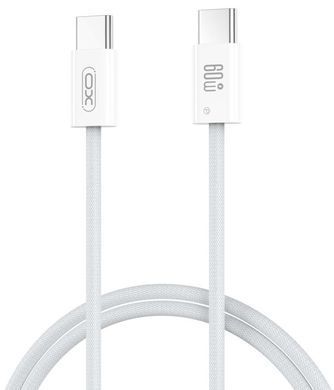 Кабель XO NBQ273 Imitation Series Type-C to Type-C - 60W - 1m White (NBQ273_C_White) [202506]