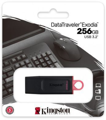Флеш пам'ять KINGSTON (DTX/256GB) [302670]
