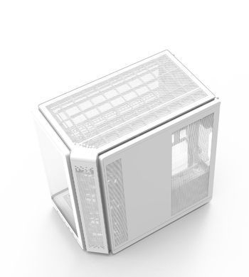 Корпус Zalman P60 без БЖ, 2xUSB3.0, 1x Type C, 3x120мм ARGB Reverse, 2x120мм ARGB, VGA 435мм, LCS ready, Curved Tempered Glass, Dual Chamber, ATX, білий (P60WHITE) [112538]