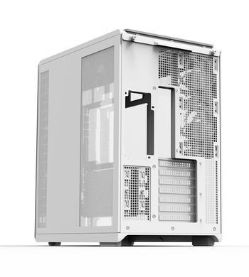 Корпус Zalman P60 без БЖ, 2xUSB3.0, 1x Type C, 3x120мм ARGB Reverse, 2x120мм ARGB, VGA 435мм, LCS ready, Curved Tempered Glass, Dual Chamber, ATX, білий (P60WHITE) [112538]