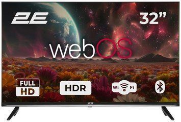 Телевізор 32" 2E LED FHD 60Hz Smart WebOS Black (2E-32A07KFW) [102237]