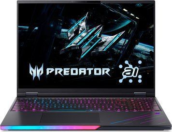 Ноутбук Acer Predator Helios 16 PH16-73 16" OLED, Intel U9-275HX, 32GB, F1TB, NVD5070Ti-12, Lin, чорний (NH.QW3EU.002) [110658]