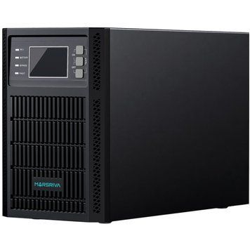 ДБЖ Marsriva, 1кВА/1кВт, Smart Online UPS, 1kVA, Shuko, 2*12V/9Ah (MR-US1K) [405704]