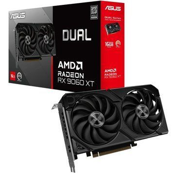 Відеокарта AMD Radeon RX 9060 XT 16GB GDDR6 Dual Asus (DUAL-RX9060XT-16G) [614105]