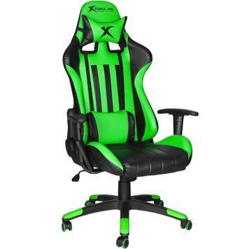 Крісло ігрове XTRIKE ME Advanced Gaming Chair GC-905, 50мм, чорно-зелене (GC-905GN) [401669]