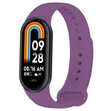 Силіконовий ремінець BeCover для Xiaomi Mi Smart Band 8 Purple (709394) [604919]