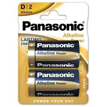 Батарейка Panasonic LR20 D Alkaline (2шт) (5410853039211) [806153]